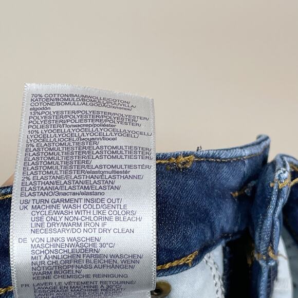 NYDJ Ami Skinny Jeans Medium Wash Size 8 Womens - Picture 9 of 10